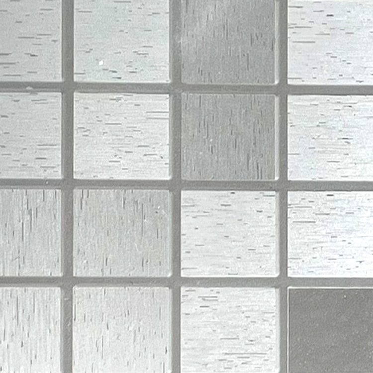 Bamboo Charcoal Metal Wall Panel-Medium Grid Mosaic