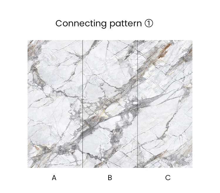 Continuous Pattern Faux Marble Effect Panels | iGoods